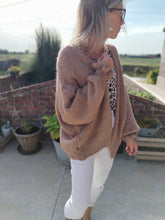 Charger l&#39;image dans la galerie, Gilet oversized Camel
