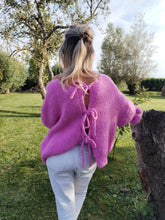 Charger l&#39;image dans la galerie, Gilet Fuschia Clair avec Noeuds
